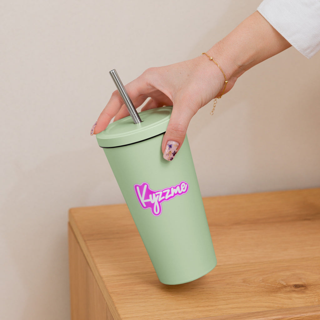 Kyzzme 20oz Tumbler w/straw