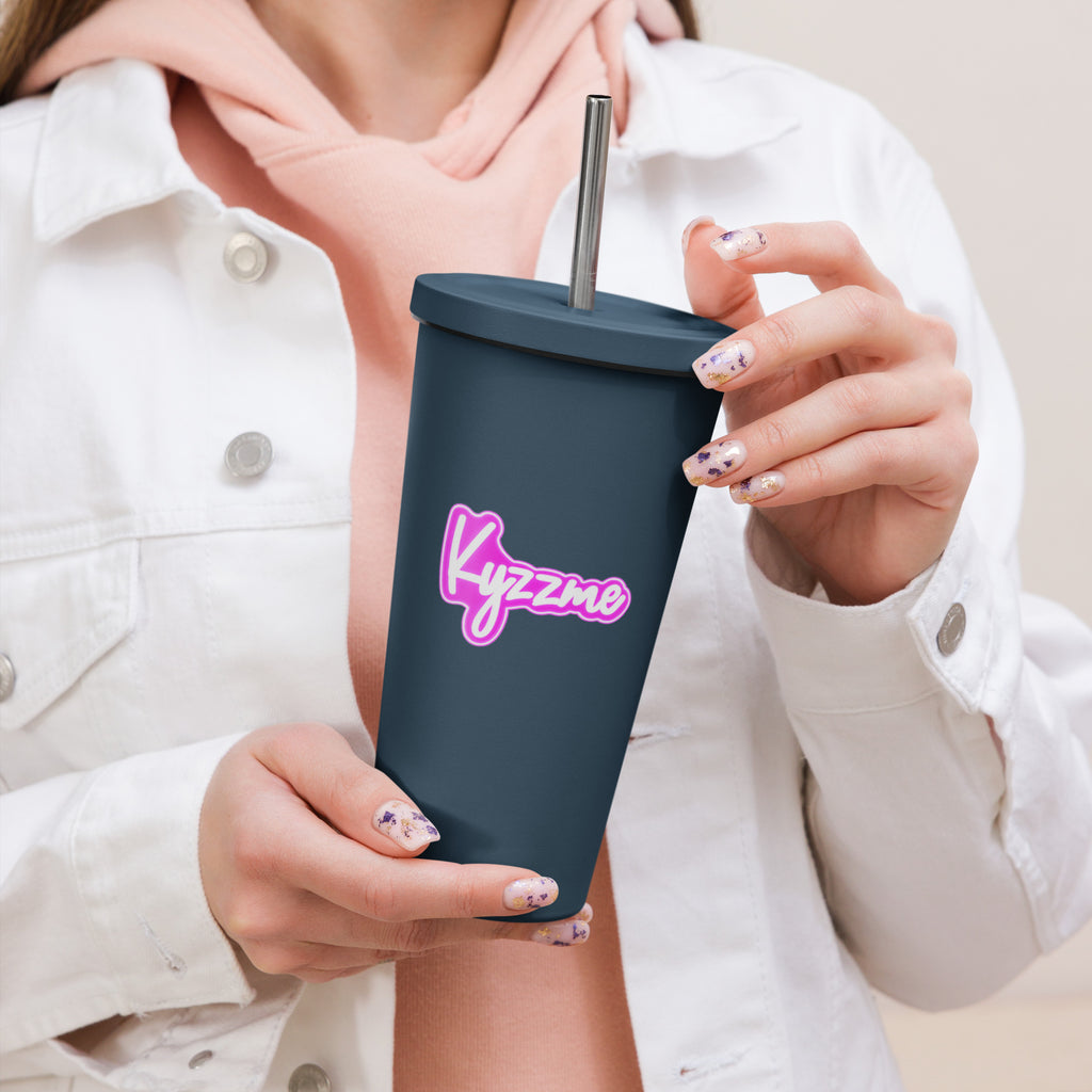Kyzzme 20oz Tumbler w/straw