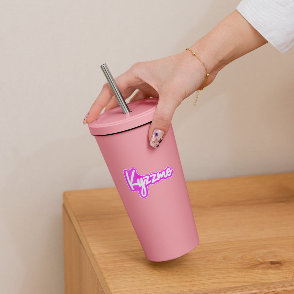 Kyzzme 20oz Tumbler w/straw